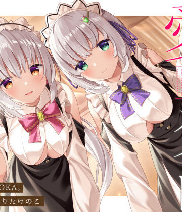【両耳舐め】愛玩おま◯こメイド。あなた専属の’双子メイド’と耳舐め子作りする’約7日間’【オホ声】【処女】本音レビュー