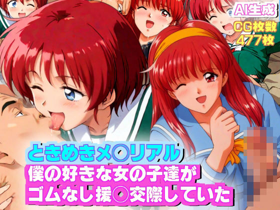 【AIエロ】ときめきメ◯リアル1？2 僕の好きな女の子達がゴムなし援◯交際をしていた【nillsall】無料エロ漫画