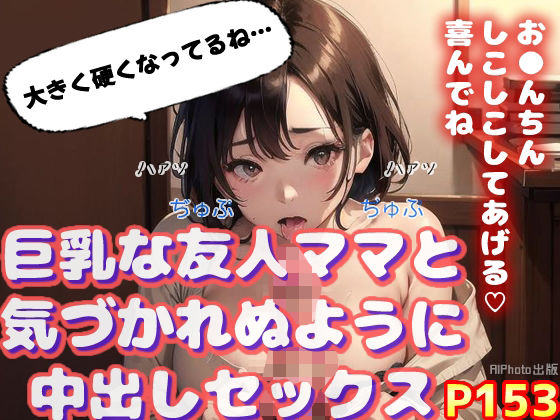 巨乳な友人ママと気づかれぬように中出しセックス【イラスト・CG集】同人レビュー