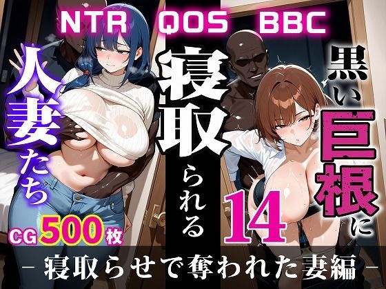 黒い巨根に寝取られる人妻たち14-寝取らせで奪われた妻編-【熟女】同人レビュー