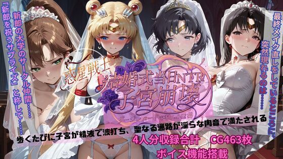 惑星戦士結婚式当日NTR子宮崩壊【クンニ】同人レビュー