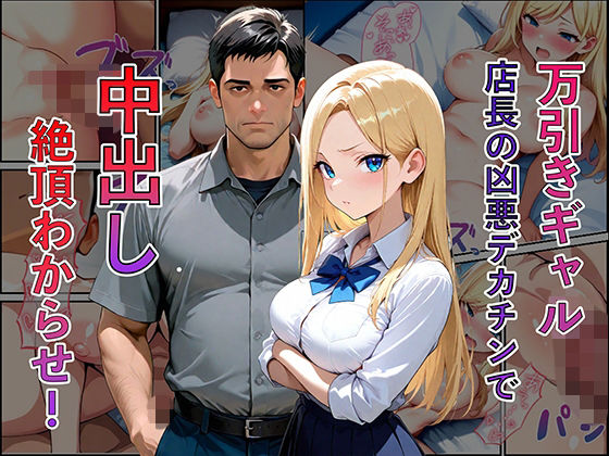 万引き現行犯！金髪ギャルを店長専用の「中出し肉便器」に分からせるまで【ムラムラ出版】無料エロ漫画